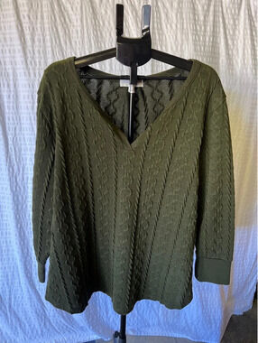 Weekend Sz 3X Knot Sweater